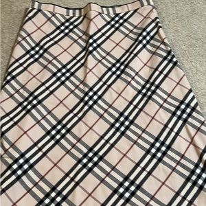 Vintage Burberry Plaid Skirt